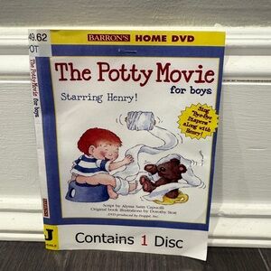 The Potty Movie for Boys DVD- Comes with Disc and Paper to Show Details- NO CASE